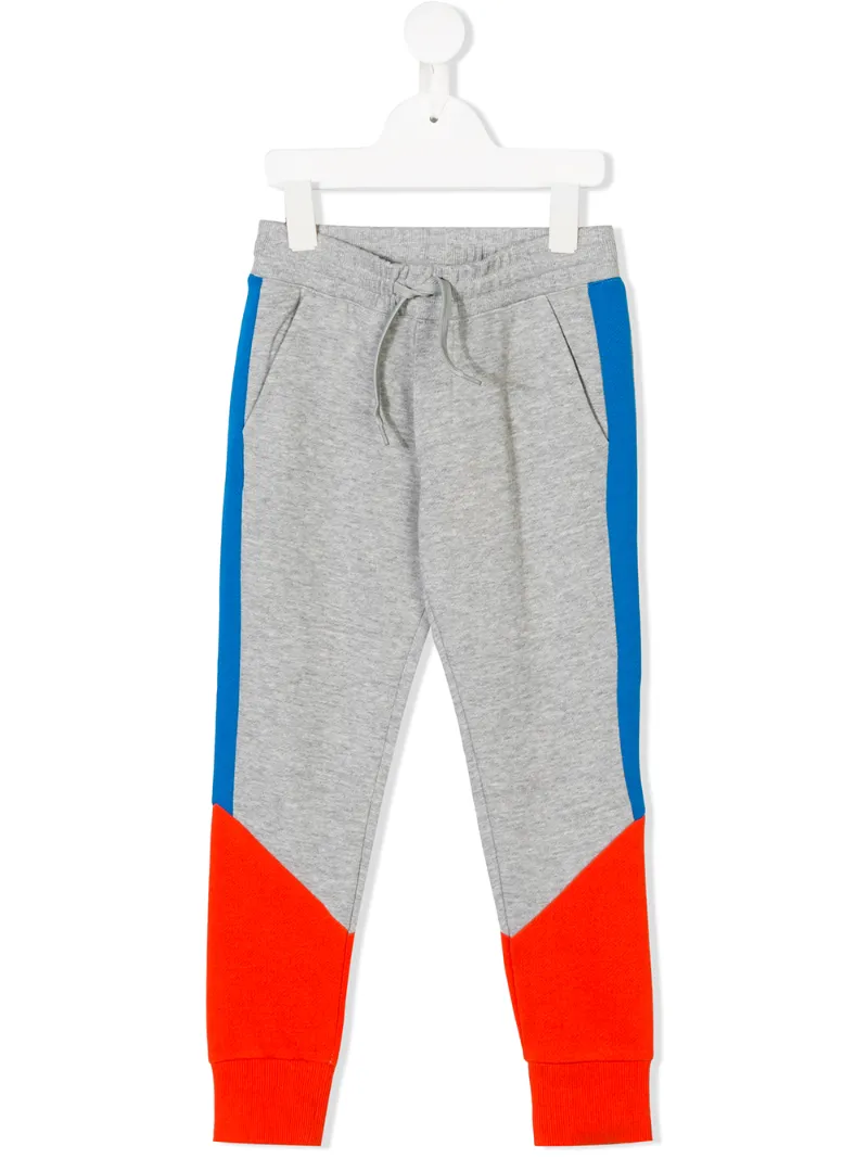 Kenzo Kids спортивные брюки дизайна колор-блок