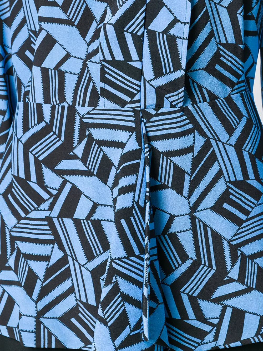 Chloé blouse met geometrische print Blauw