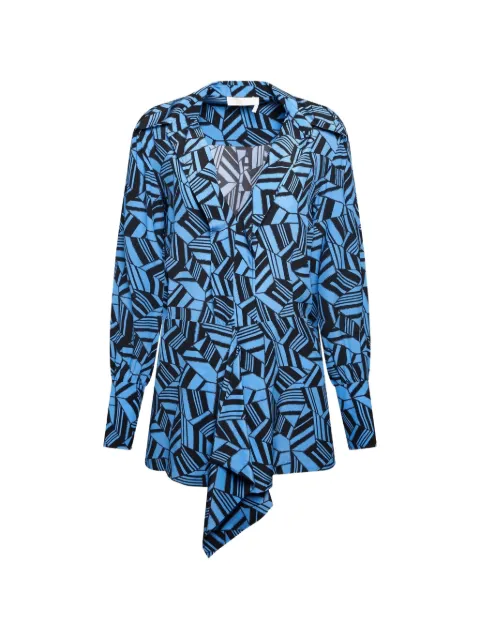 Chloé geometric print blouse