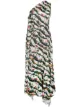 Image 1 of Erdem floral one-shoulder dress