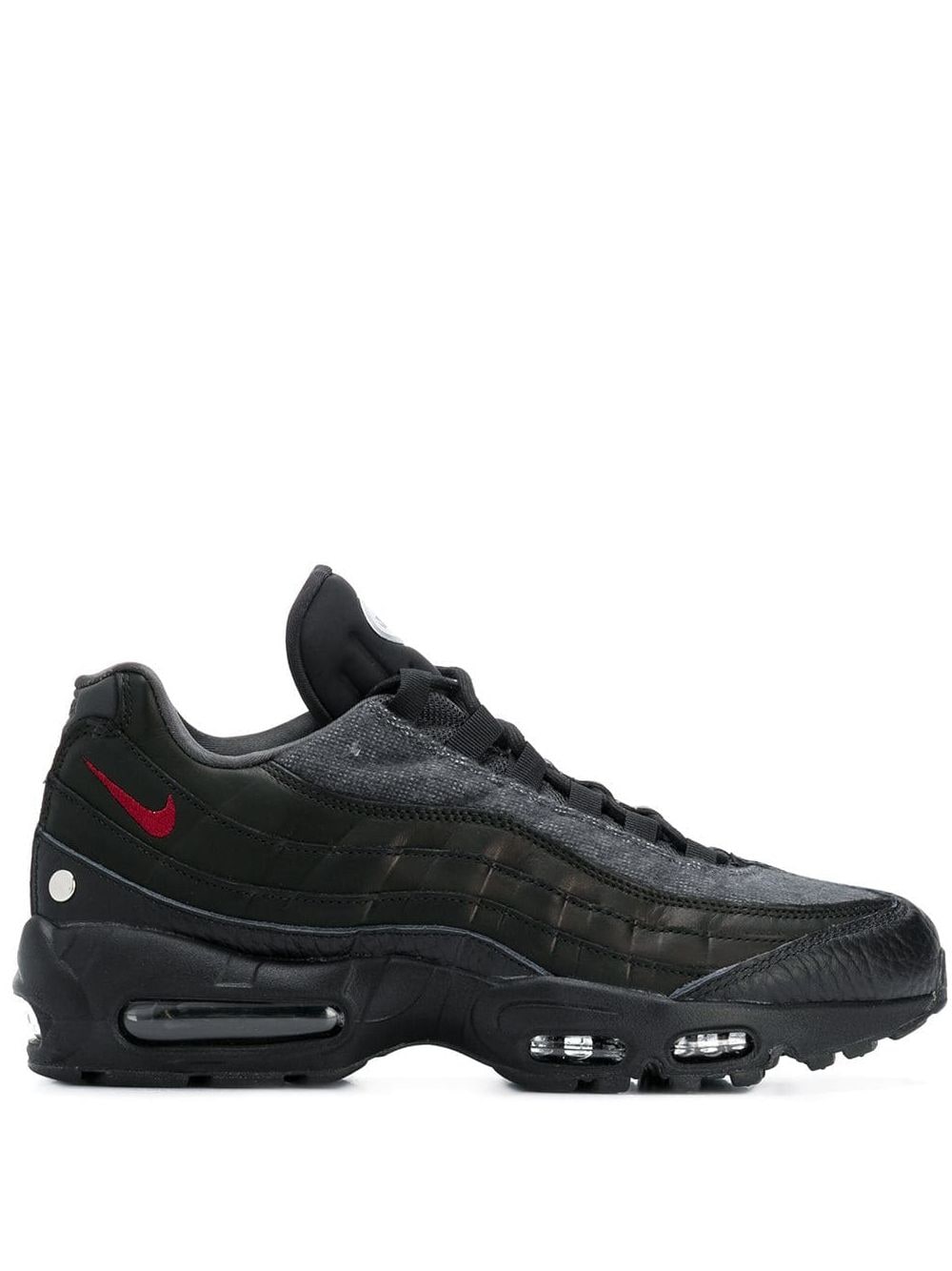Shop Nike Air Max 95 Sneakers In Black