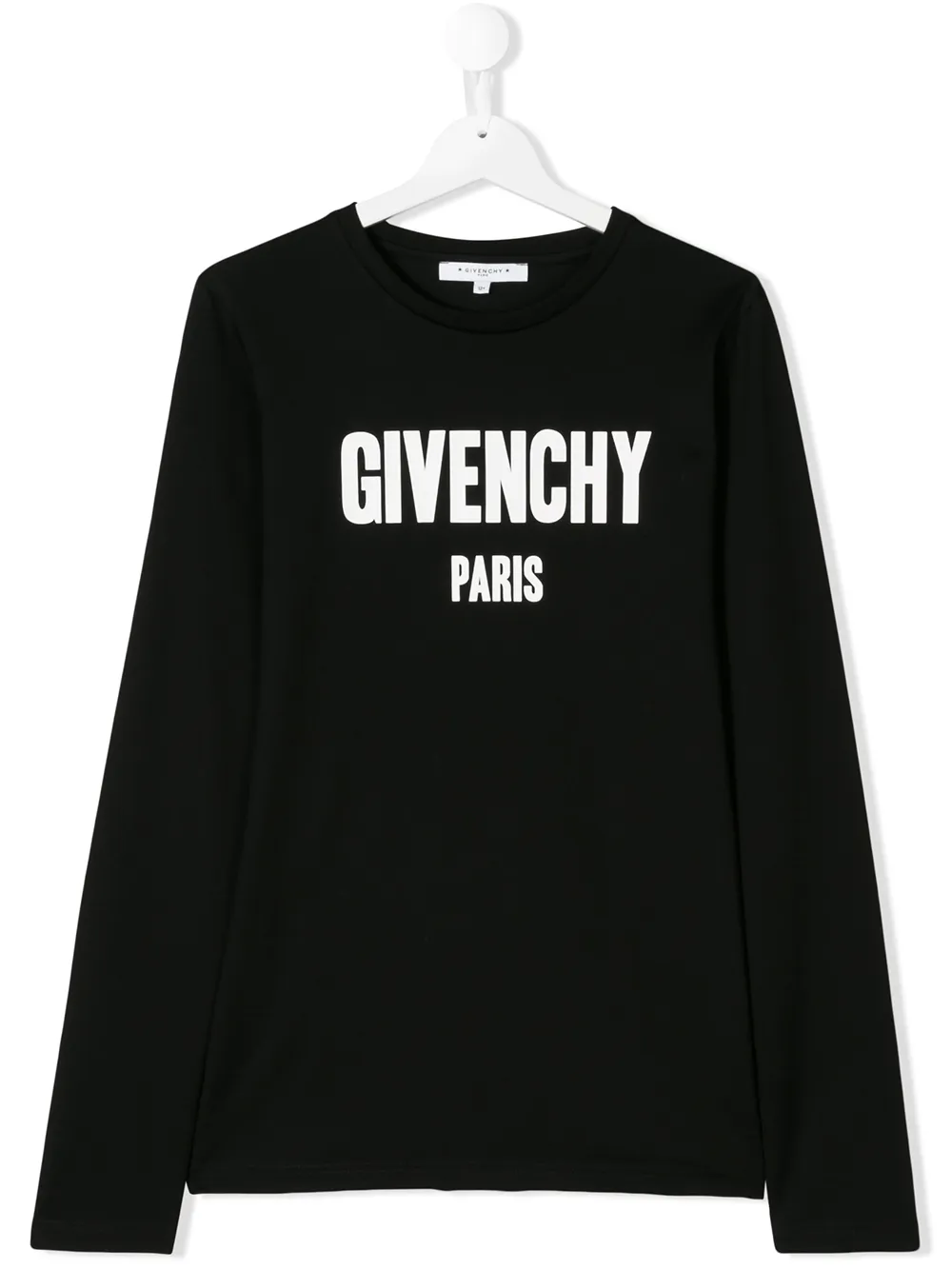 Givenchy Logo Print T-shirt In Black
