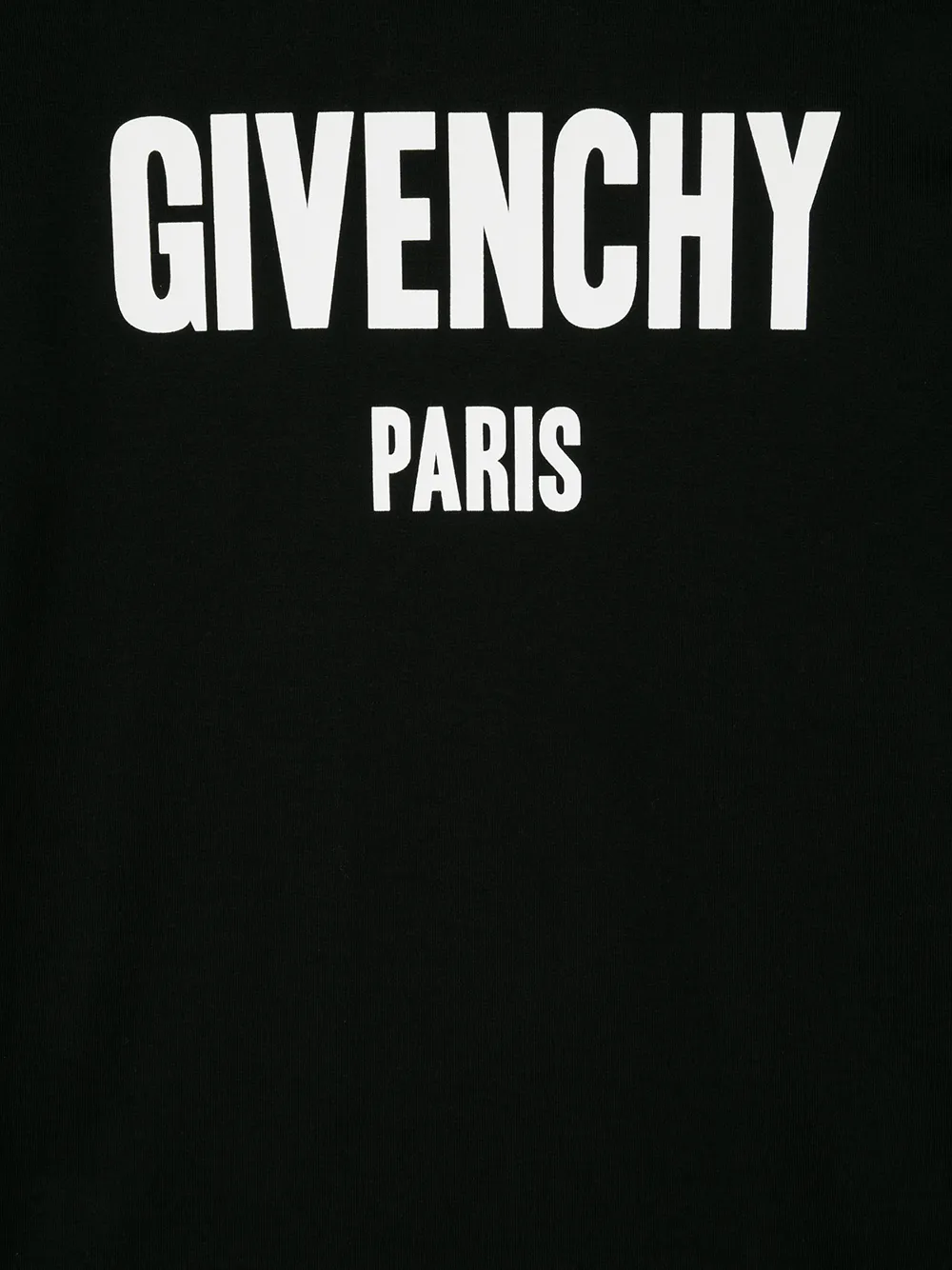 Givenchy Logo Print T-shirt In Black