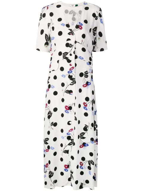 Rixo polka-dot Print Dress - Farfetch