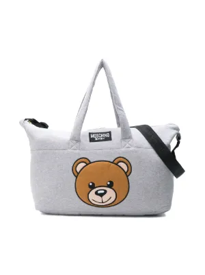 Designer Changing Bags Kidswear Farfetch Moschino Kids Teddy Bear Print Changing Bag