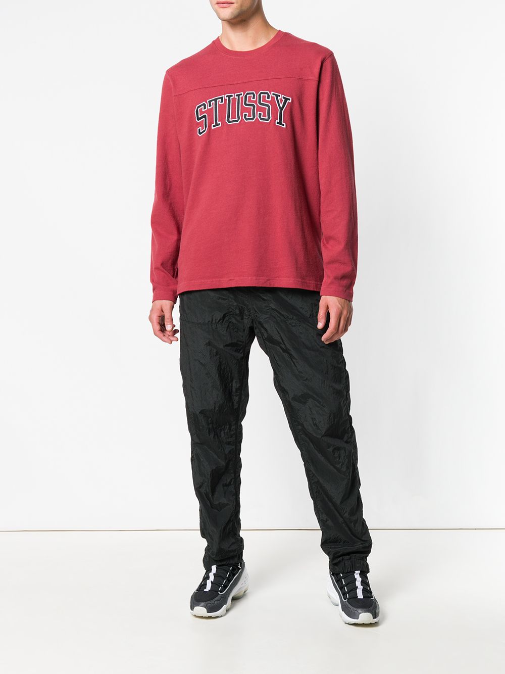 фото Stussy футболка 'Kent Football L/SL' с длинными рукавами