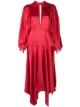 Image 1 of Self-Portrait bishop sleeve midi dress