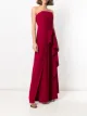 Alice+Olivia ruffled bandeau jumpsuit