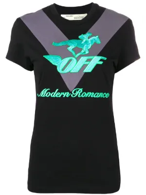Off-White オフホワイト アローモチーフ Tシャツ | ブラック | FARFETCH JP