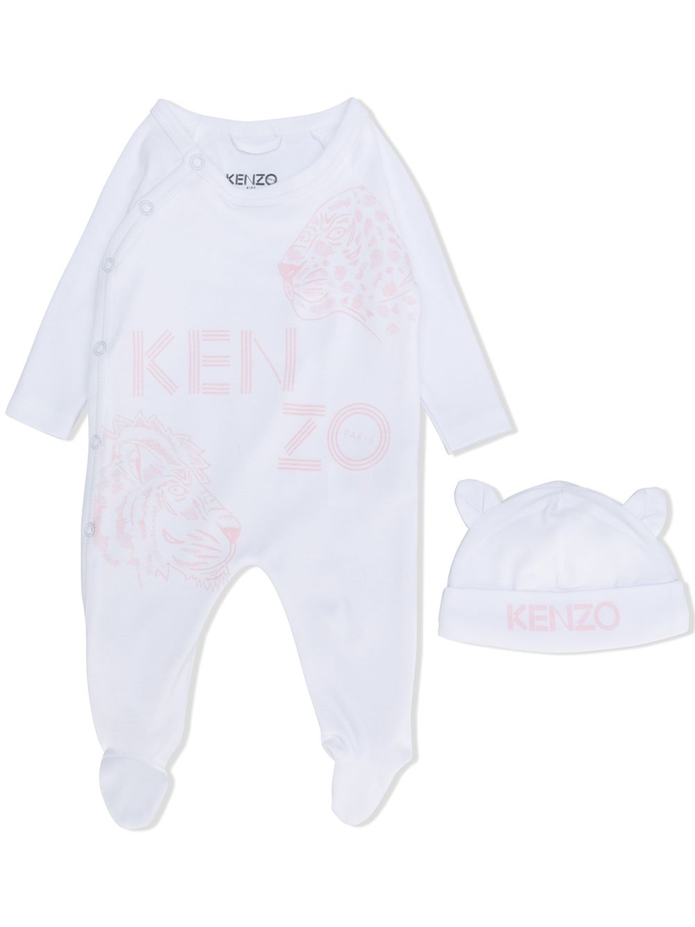 фото Kenzo kids комбинезон с изображением тигра