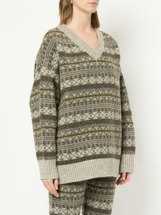 fairisle knit sweater展示图