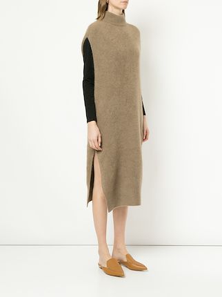 sleeveless sweater dress展示图