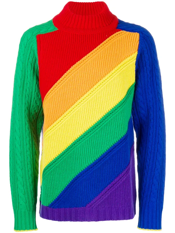 burberry rainbow jumper