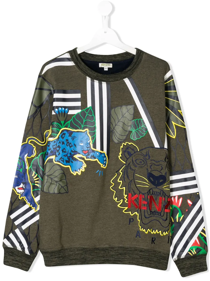 Kenzo Kids толстовка TEEN Jungle