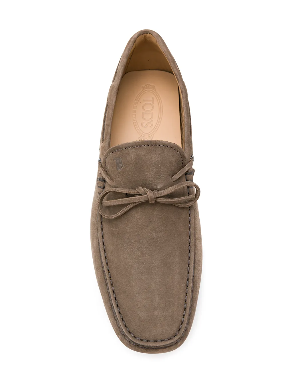 Tod's Gommino loafers met applicatie Bruin