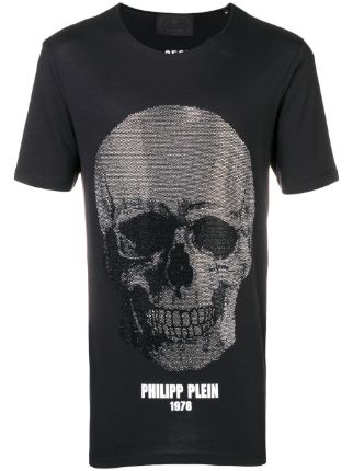 camiseta calavera brillantes hombre