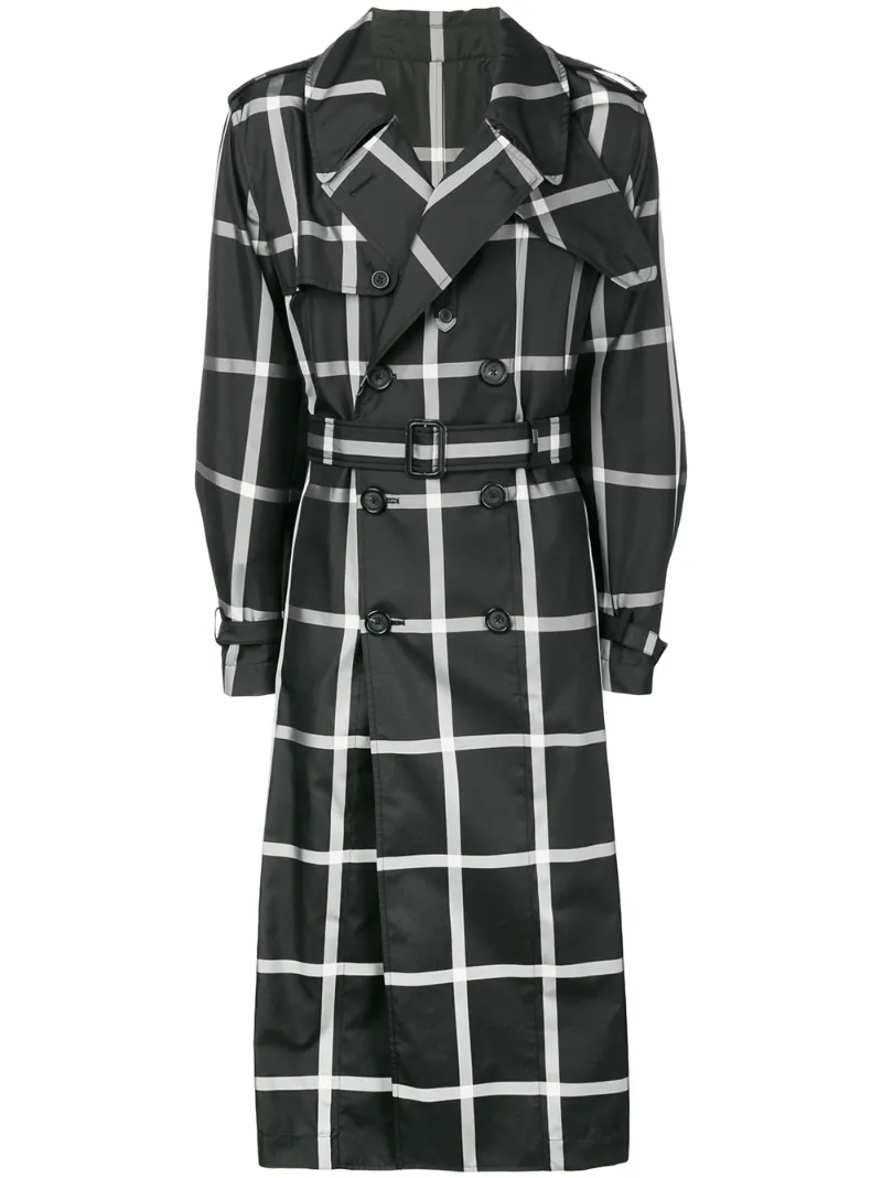 Alexander McQueen тренч в клетку