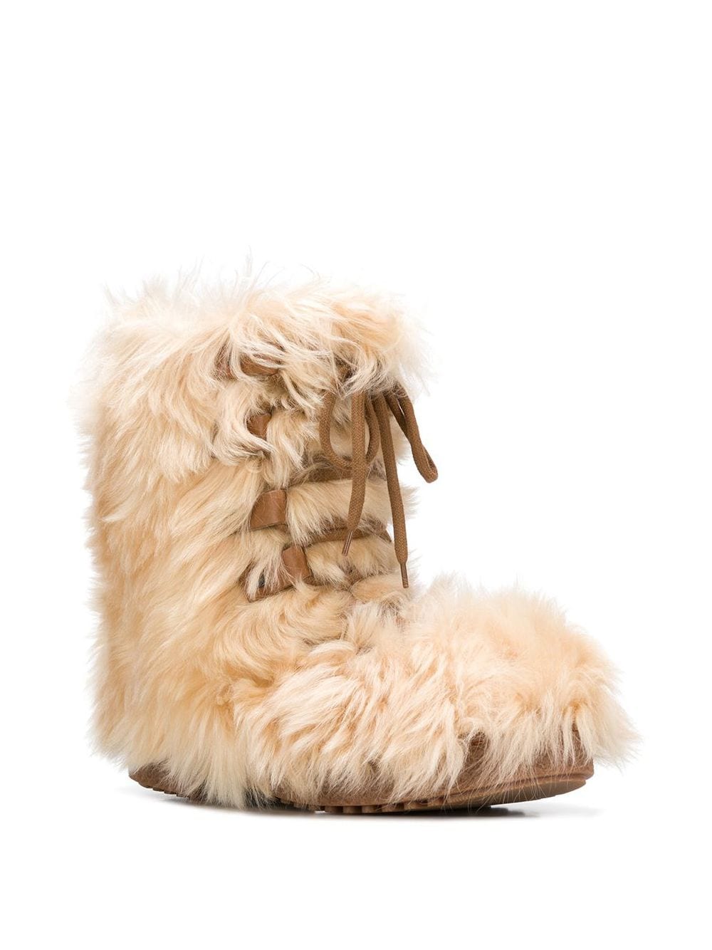 saint laurent furry boots