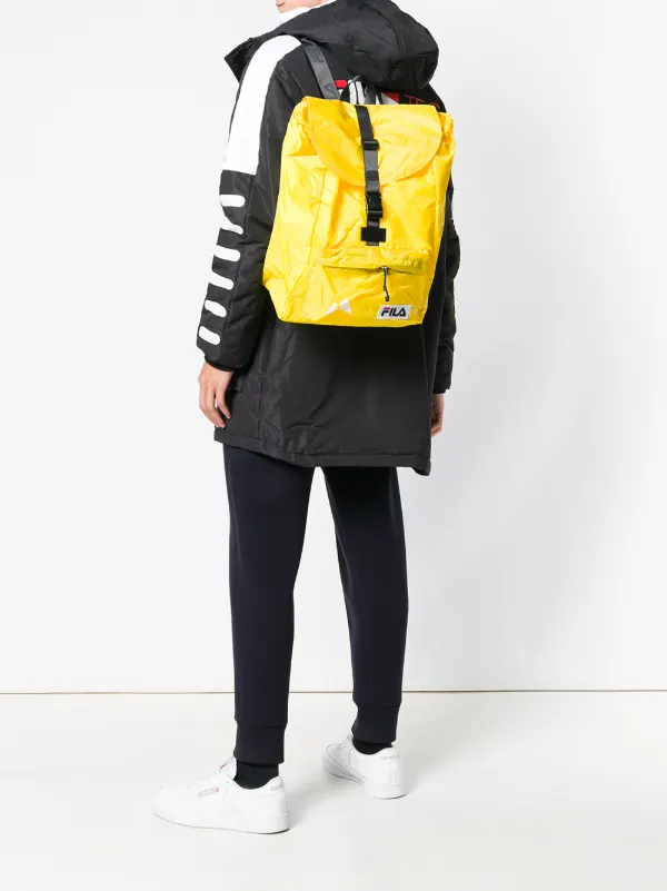 yellow fila backpack