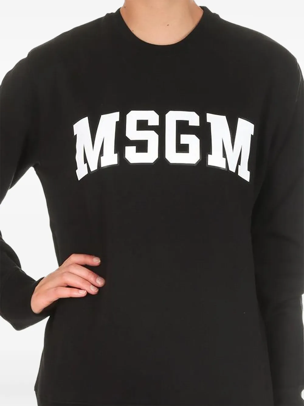 MSGM logo patch sweater | Sweaters | Image 2