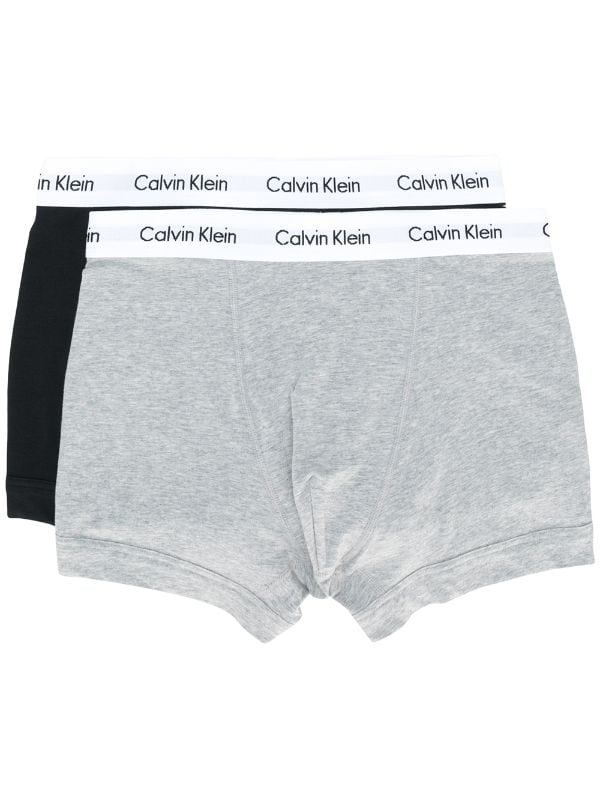 Calvin Klein Underwear Three Pack Logo Waistband Boxer Trunks - Farfetch