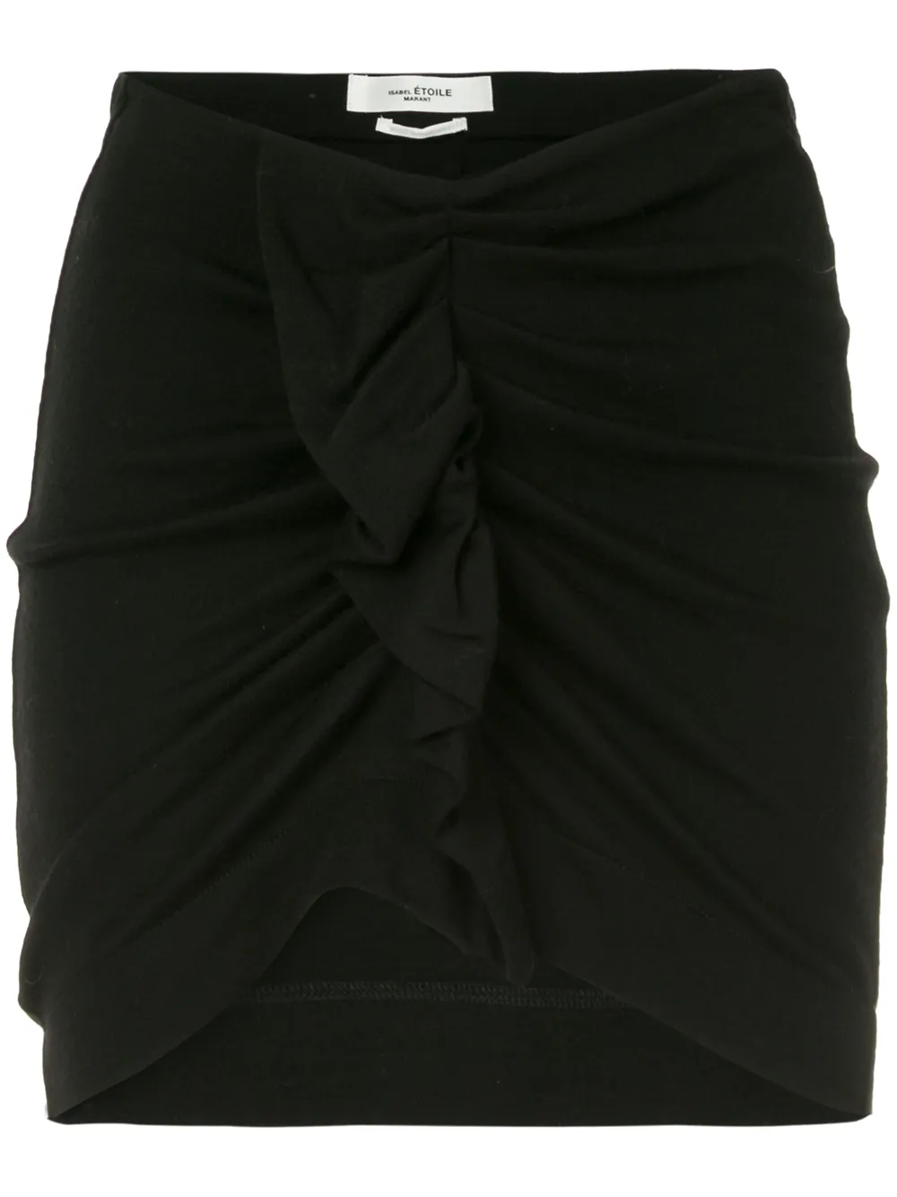 MARANT ÉTOILE Geraffter Minirock | Schwarz | Image 1