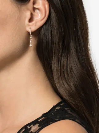 Jacquie Aiche 14kt Rose Gold Diamond Drop Earrings Farfetch Jacquie Aiche 14kt Rose Gold Diamond Drop Earrings