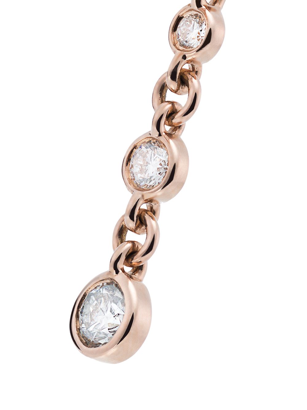 фото Jacquie Aiche 14kt rose gold diamond drop earrings