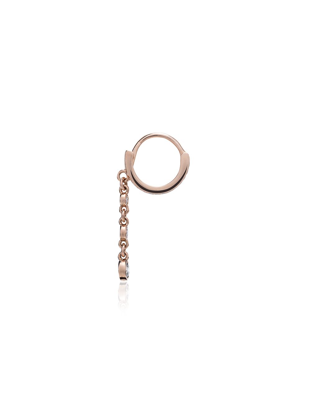 фото Jacquie Aiche 14kt rose gold diamond drop earrings