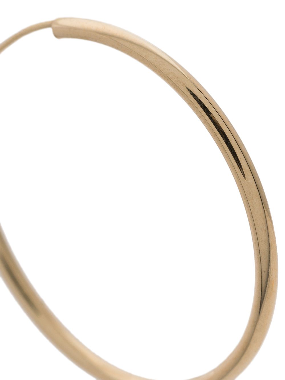 фото Jacquie Aiche smooth 14K gold hoop earrings