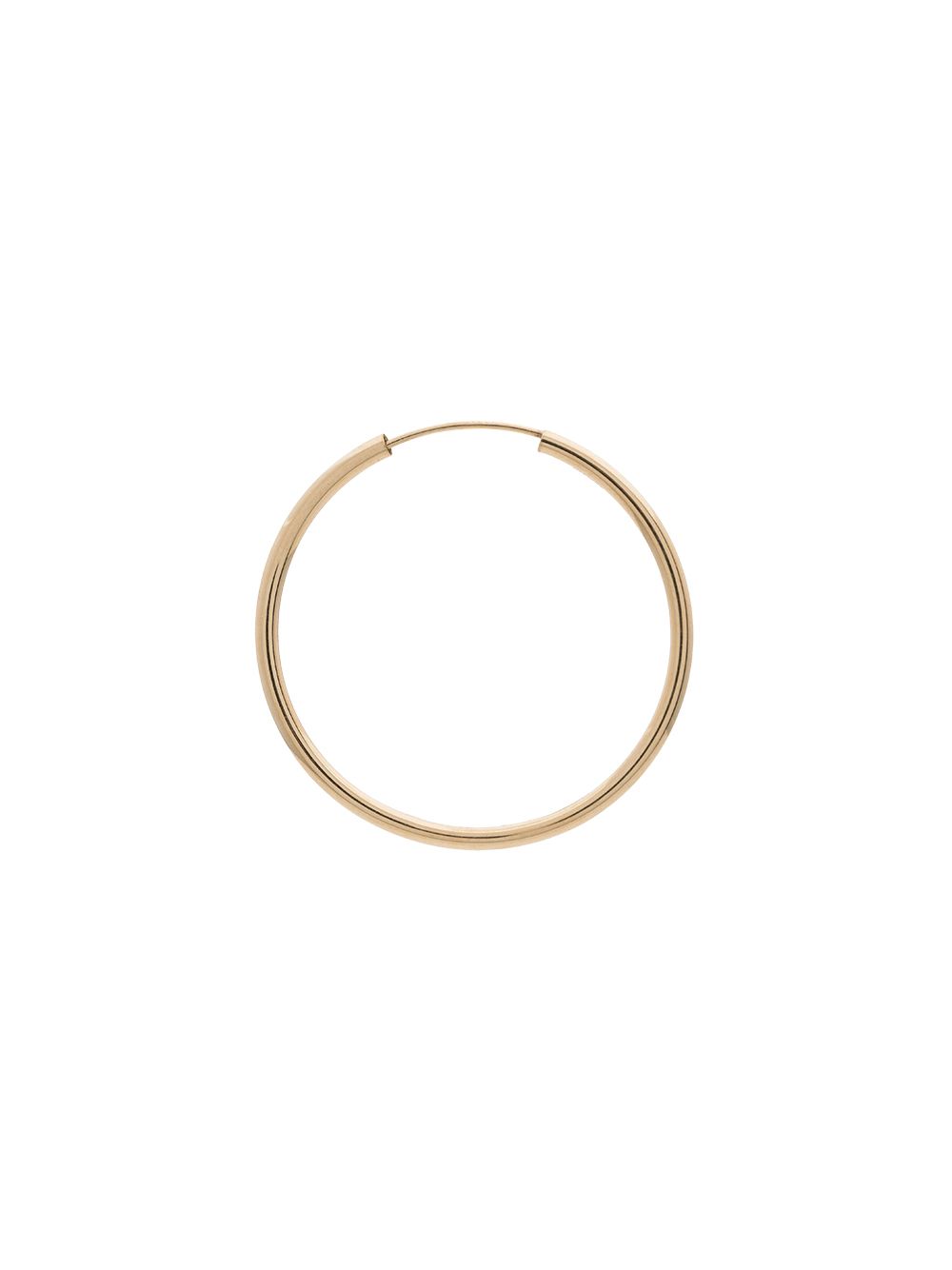 фото Jacquie Aiche smooth 14K gold hoop earrings