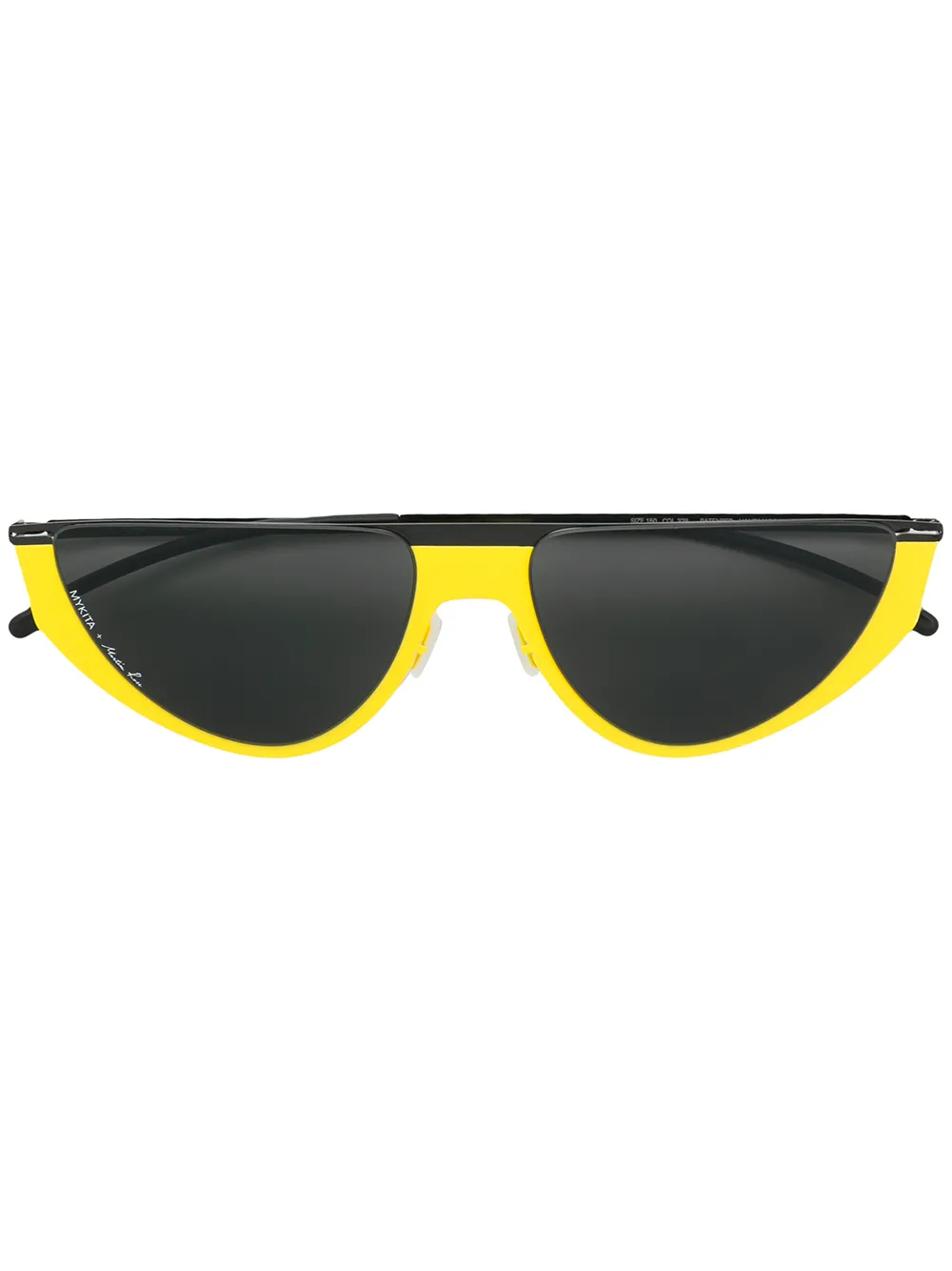 Mykita + Martine Rose Selina zonnebril Geel
