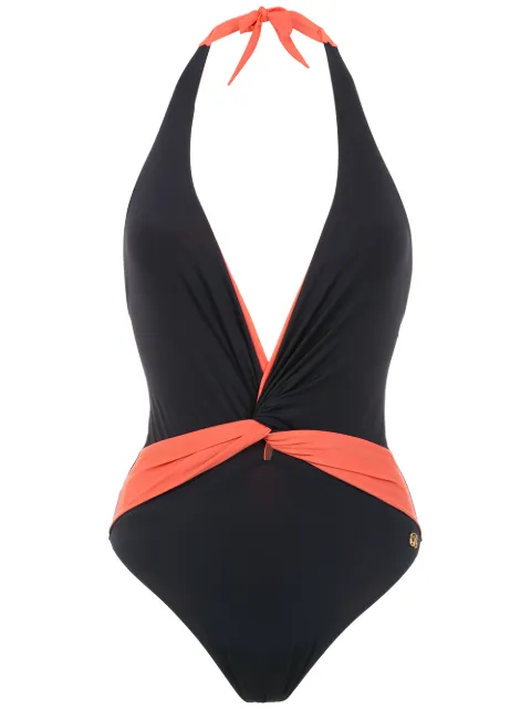 Brigitte panelled swimsuit