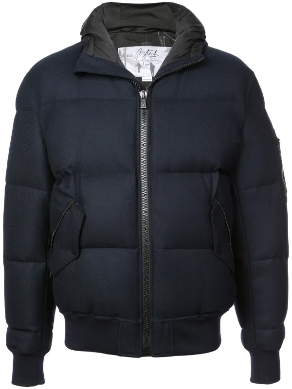 Aztech Mountain Shadow Mountain Bomber Jacket in Blue