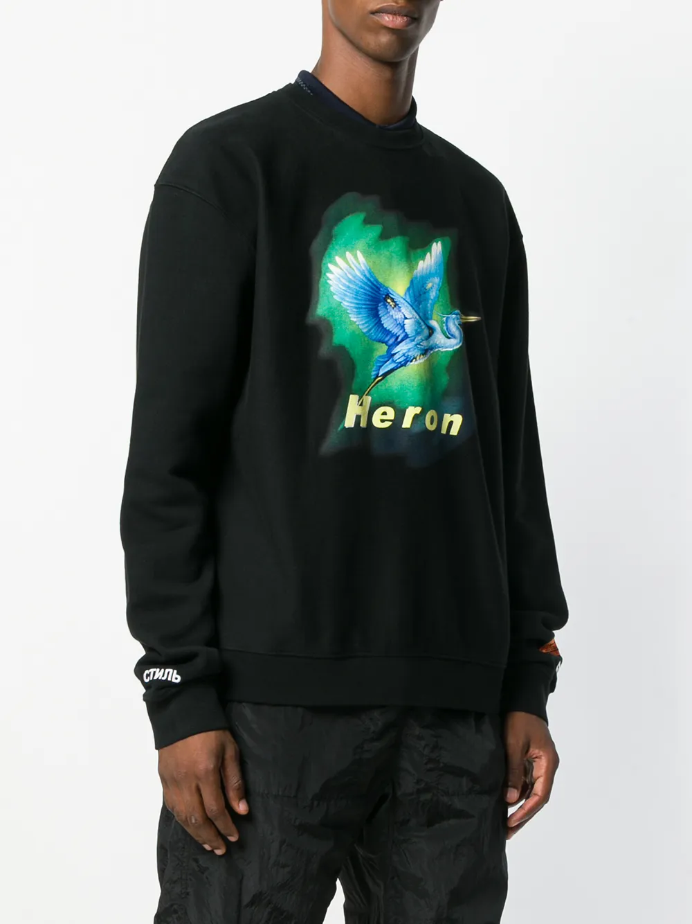 heron preston hoodie birds