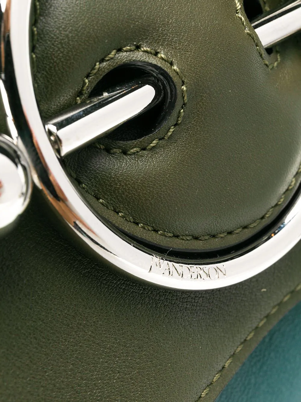 JW Anderson draagtas met disc-hardware Groen