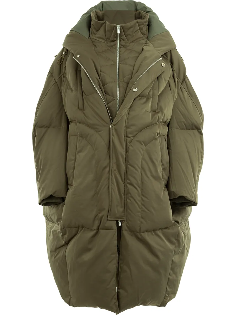 Cheng Peng пуховик в стиле оверсайз