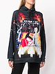 R13 sudadera estampada