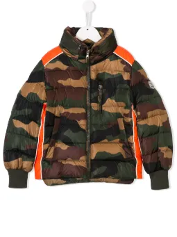 camouflage padded jacket