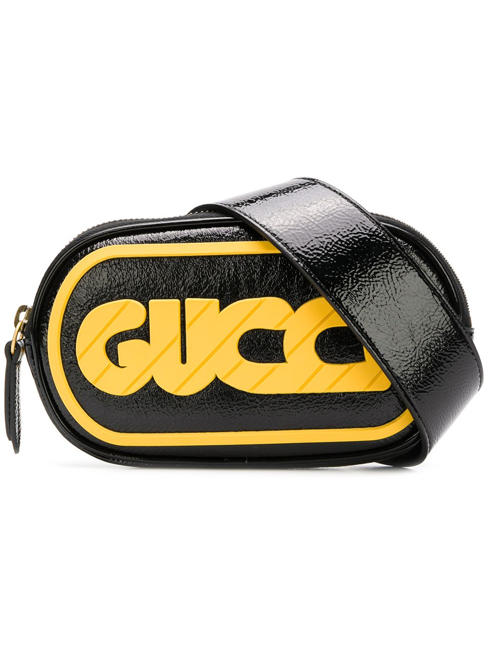 gucci yellow belt bag