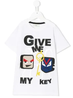 give me my key print T-shirt