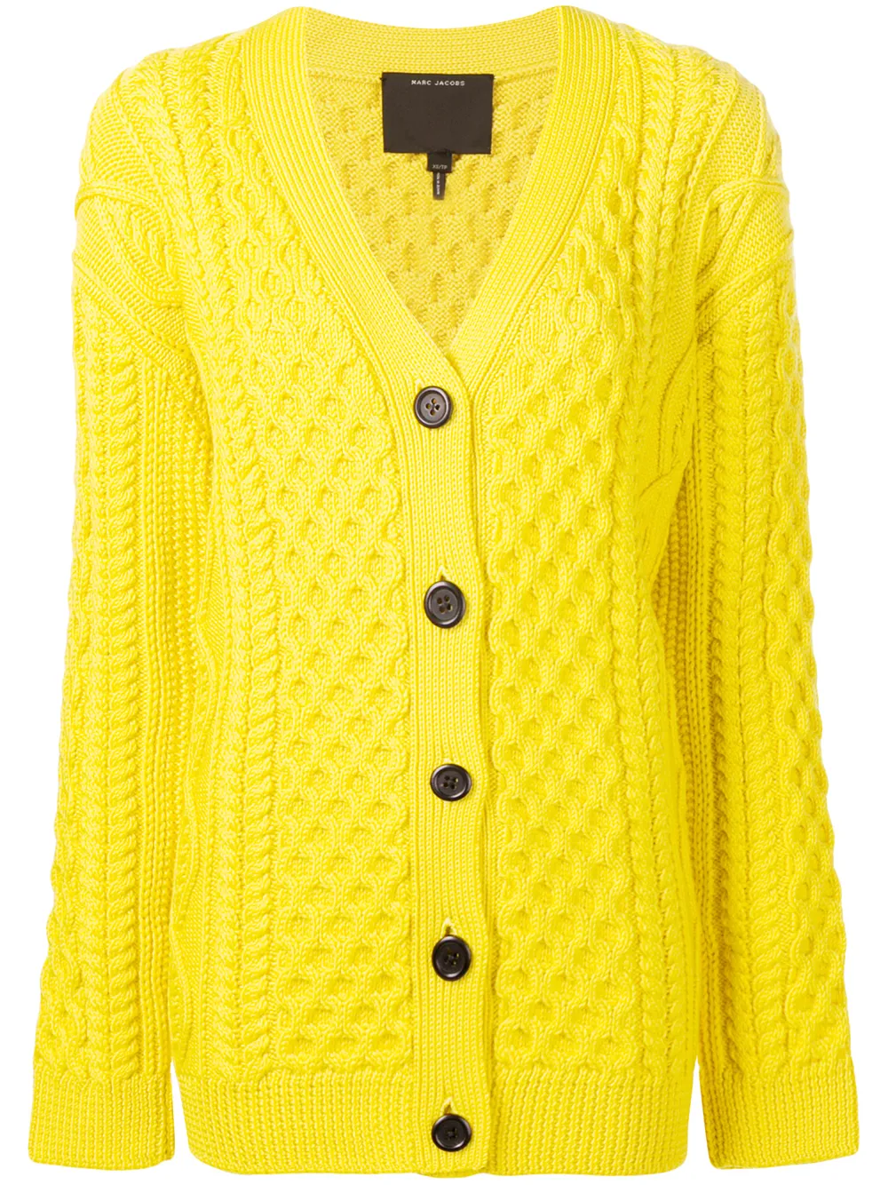 marc jacobs yellow cardigan