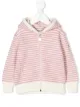 الصورة 1 من Moncler Kids كنزة مخططة بغطاء رأس