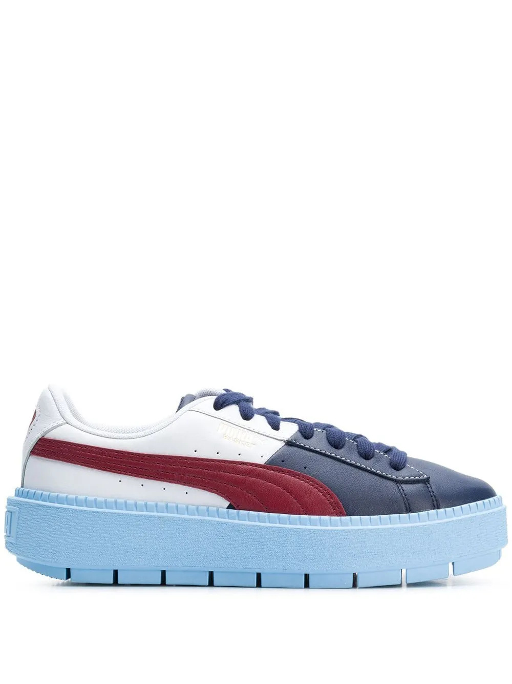 puma platform trace blue