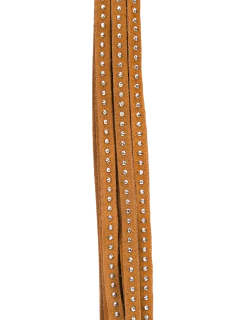 AMIRI studded leather keyring