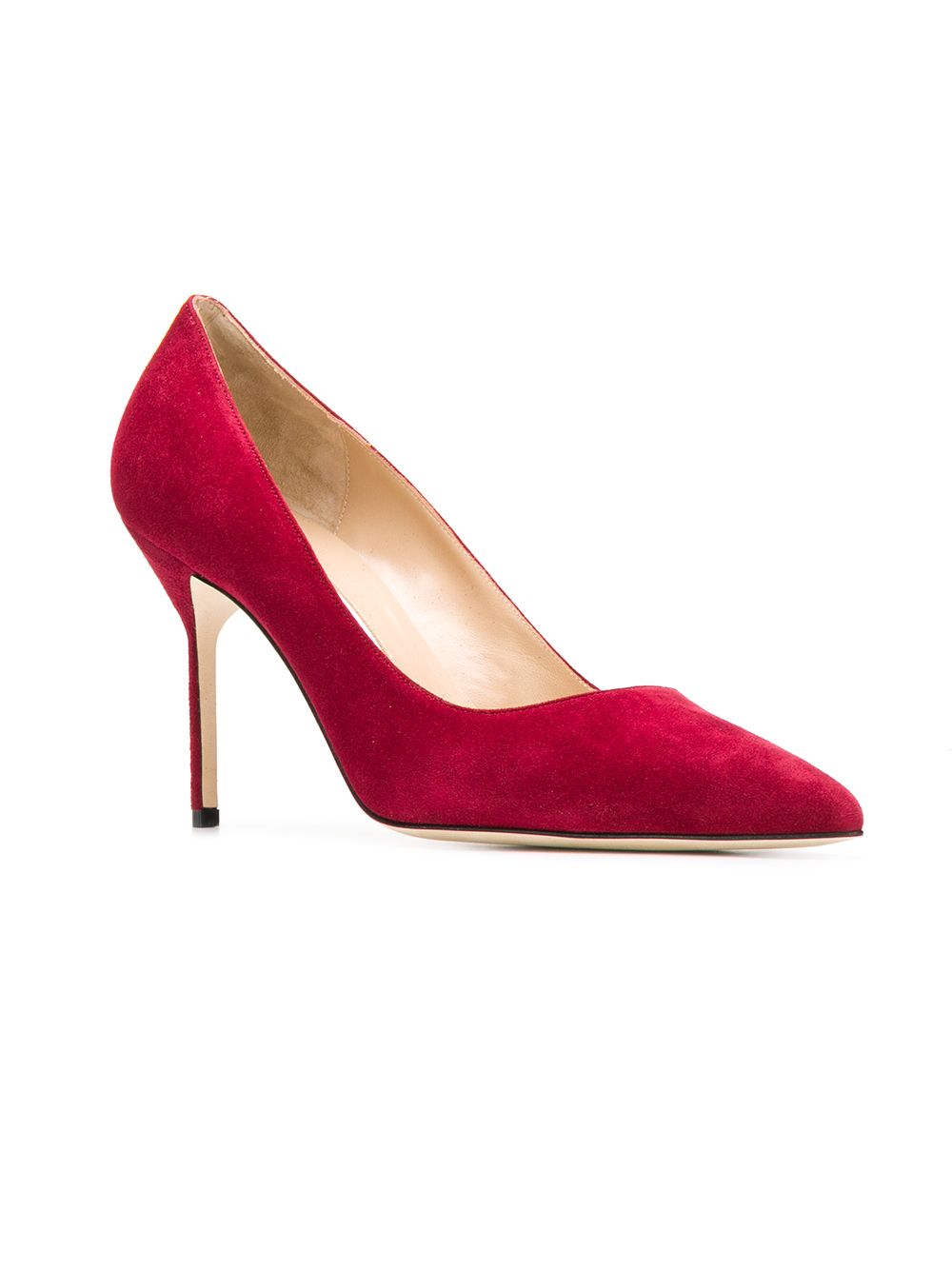 Manolo Blahnik pointed toe pumps - Rood