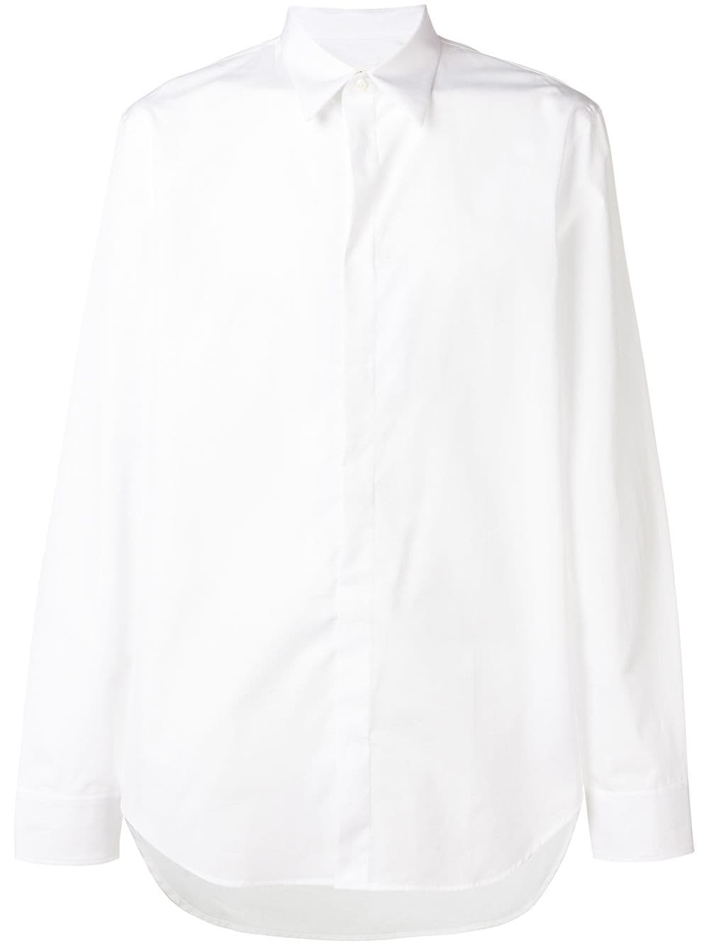 

Maison Margiela camisa con cierre oculto - Blanco