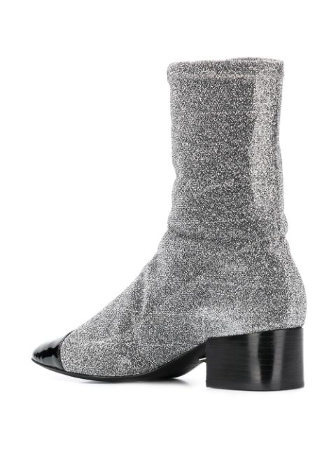 schutz glitter ankle boots