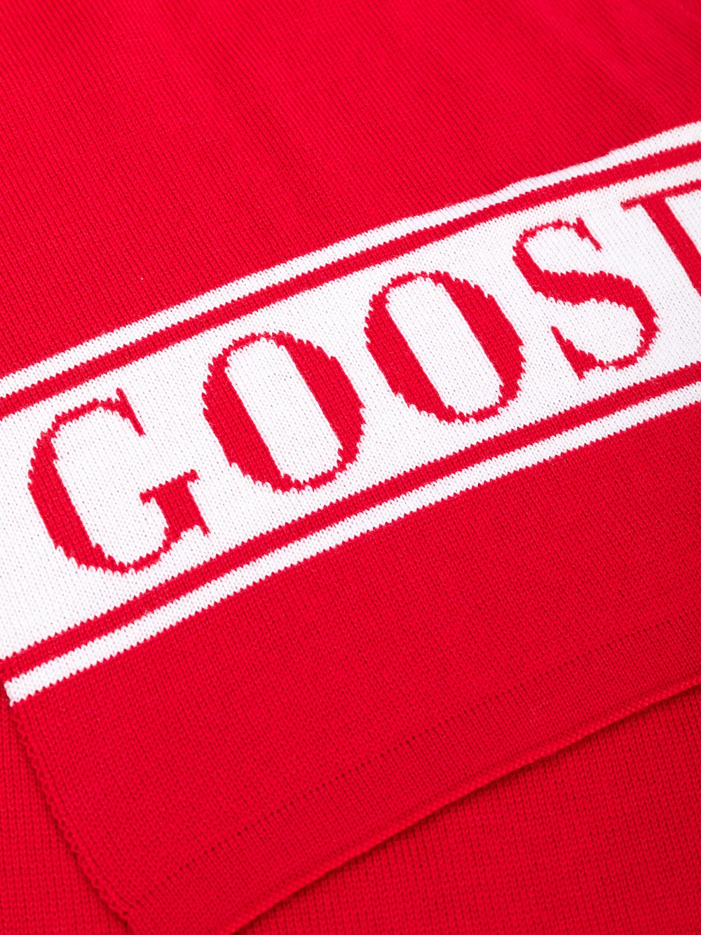 Canada Goose Kids gebreide sjaal met logo Rood