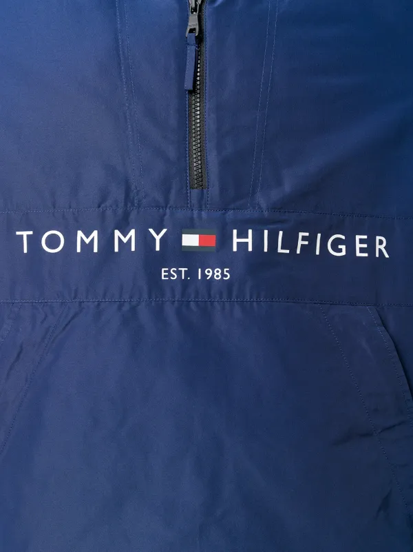 tommy hilfiger padded logo anorak